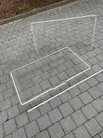 2 metalen manden, 90 x 50 x 16 cm in gebruikte staat., Huis en Inrichting, Ophalen, Gebruikt, Metaal of Aluminium, 75 tot 100 cm