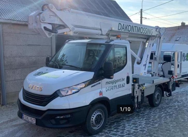 Multitel mz250 hoogwerker met trekhaak 3.5t eerste eigenaar, Zakelijke goederen, Machines en Bouw | Liften, Steigers en Ladders