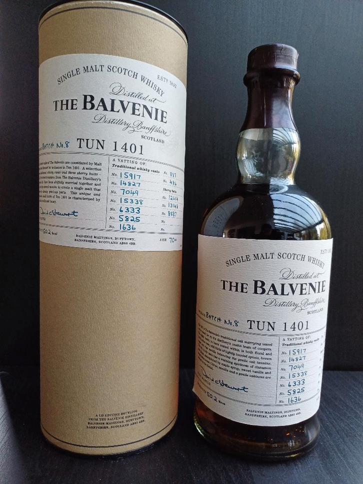 RARE The Balvenie TUN 1401 batch 8, Verzamelen, Wijnen, Nieuw, Overige typen, Overige gebieden, Ophalen of Verzenden