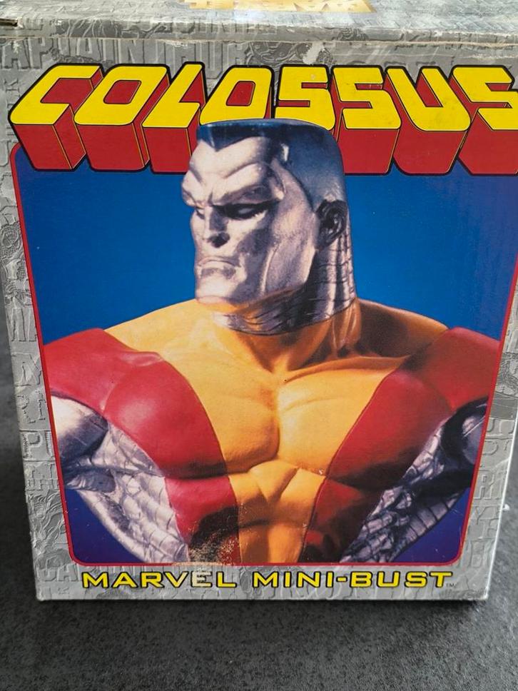 Limited Edition Colossus Marvel mini-bust en boîte., Collections, Statues & Figurines, Utilisé, Enlèvement ou Envoi