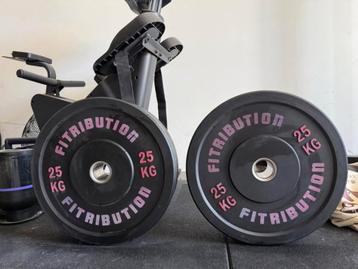 Bumper plates Fitribution 2x25kg beschikbaar voor biedingen