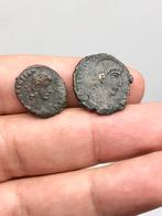 Twee Romeinse munten: Constance II en Constance Gallus, Verzenden, Italië, Losse munt