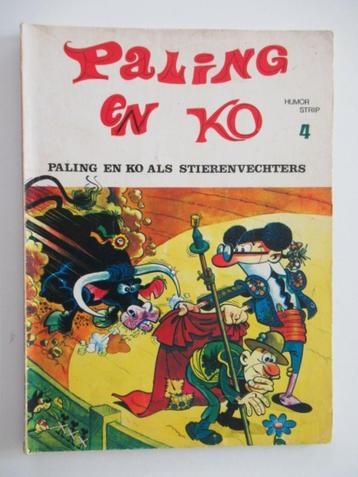 paling en ko...nr.4...paling en ko als stierenvechters......, Enlèvement ou Envoi, Utilisé