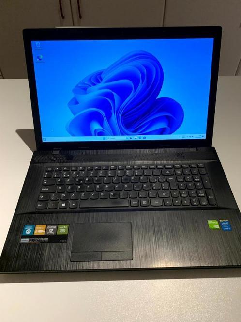 Laptop Lenovo G710 refurbished, Informatique & Logiciels, Ordinateurs portables Windows, Utilisé, 17 pouces ou plus, SSD, 2 à 3 Ghz