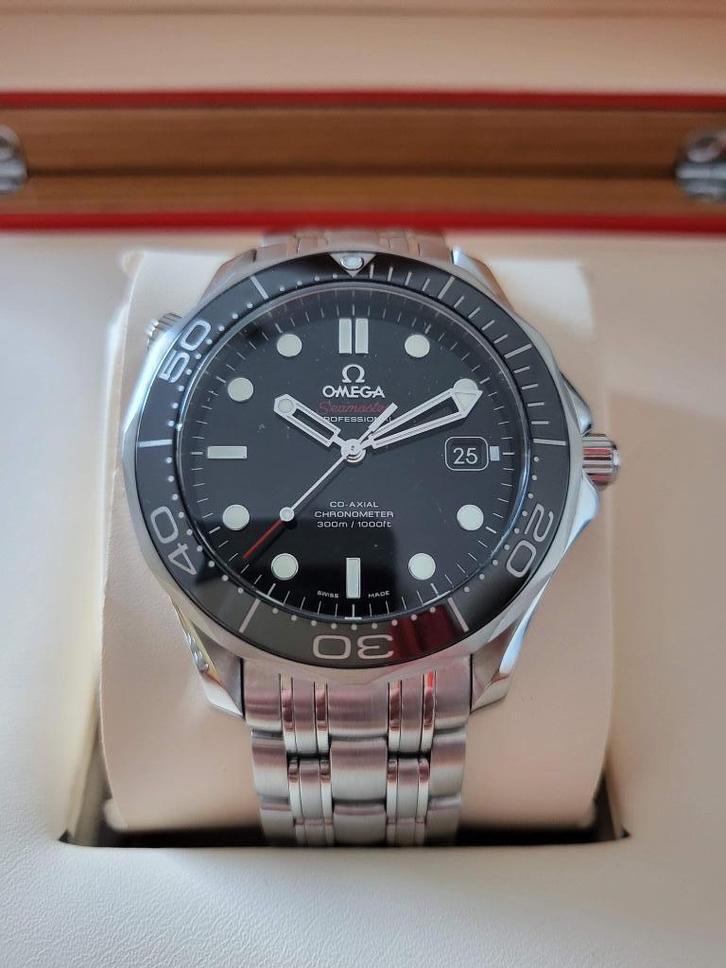 OMEGA Seamaster Diver 300m Co-Axial, Handtassen en Accessoires, Horloges | Heren, Zo goed als nieuw, Omega, Staal, Staal, Ophalen