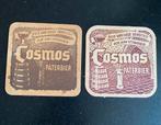 2x viltje PATERBIER brouwerij COSTENOBLE te ESEN Diksmuide, Enlèvement ou Envoi, Utilisé, Sous-bock