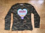 Vingino Camouflage longsleeve 14j, Gebruikt, Meisje, Ophalen of Verzenden, Vingino