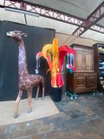 Levensgrote volhouten giraffe 220 hoog, Ophalen
