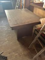 Eiken hout tafel, Huis en Inrichting, Tafels | Eettafels, Ophalen, Gebruikt, Eikenhout, Hout