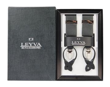 Leyva bretels zwarte herenbroek  beschikbaar voor biedingen