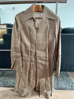 Linnen jas 3/4 Cortefiel beige, Ophalen, Zo goed als nieuw, Maat 38/40 (M), Beige