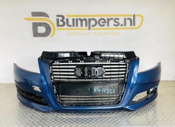 Bumper Audi A3 8P Facelift 2007-2012 8P0807437H Voorbumper 1 beschikbaar voor biedingen