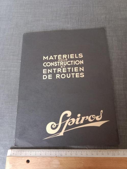 Spiros Matériels pour construction et entretien de routes, Livres, Autos | Brochures & Magazines, Comme neuf, Enlèvement ou Envoi