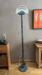 Staande lamp met dimmer, Huis en Inrichting, Lampen | Vloerlampen, Ophalen, Zo goed als nieuw, Glas, 150 tot 200 cm