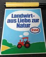 Vintage sticker tractor Esso, Ophalen of Verzenden, Merk, Zo goed als nieuw