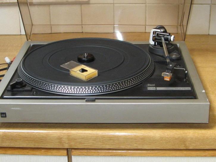 Platendraaier DUAL 505 Belt Drive, Audio, Tv en Foto, Platenspelers, Gebruikt, Platenspeler, Dual, Pitch-regelaar, Automatisch