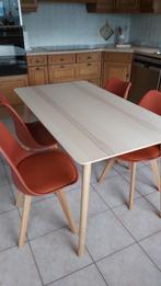 Tafel en 6 stoelen, Huis en Inrichting, Ophalen, Zo goed als nieuw