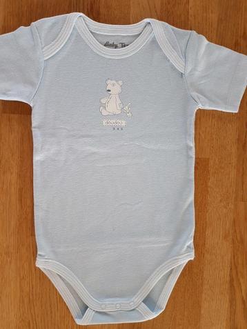 BABY TEX - Body bleu avec ours - T.18 mois