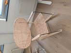 Fauteuil bascule en osier très bonne état, Ophalen of Verzenden, Zo goed als nieuw, Hout