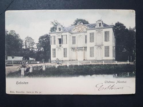 Postkaart Hoboken Château Moretus, Verzamelen, Postkaarten | België, Gelopen, Antwerpen, Voor 1920, Ophalen of Verzenden