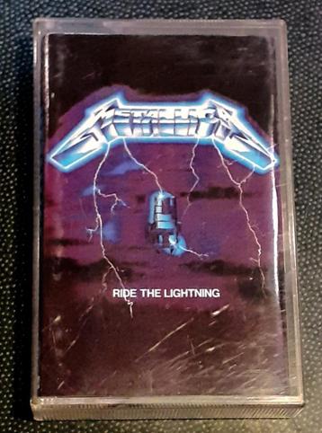 Metallica Ride The Lightning audiocassette.  NL1989. beschikbaar voor biedingen