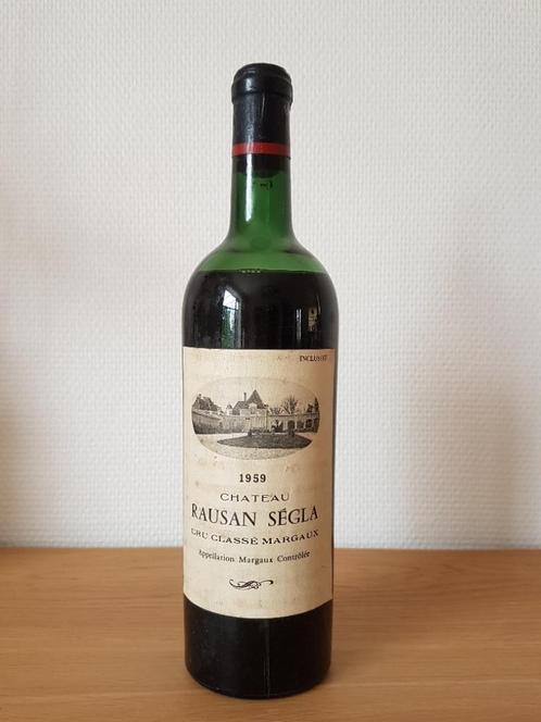 Château Rausan Ségla - 1959 - Margaux Cru Classé, Collections, Vins, Neuf, Vin rouge, France, Enlèvement ou Envoi