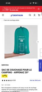 2 Decathlon Arpenaz 20 slaapzakken 1x gebruikt, Ophalen, Gebruikt