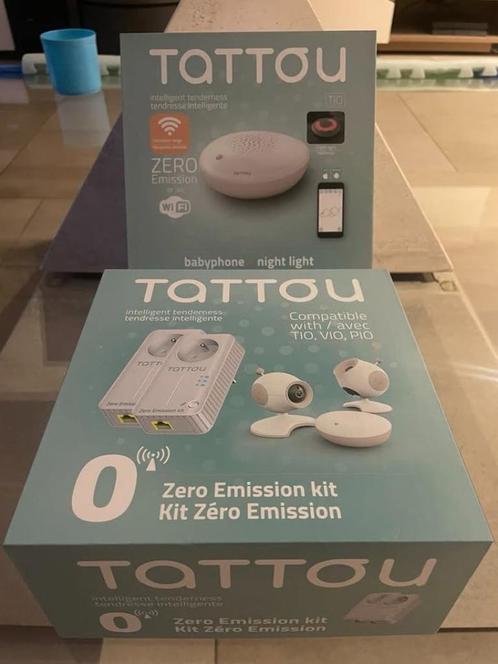 Tattou TIO babyfoon + emissievrije kit, Kinderen en Baby's, Babyfoons, Zo goed als nieuw, Ophalen