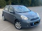 Nissan Micra 1.2i Essence Euro5 4/2012 5 Portes Airco Gps, Autos, Achat, Entreprise, Carnet d'entretien, Noir