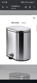 Pedaalemmer roestvrijstaal, Ophalen, Overige materialen, Met pedaal, Zo goed als nieuw