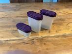 Tupperware kruidenpotjes, Huis en Inrichting, Keuken | Tupperware, Ophalen of Verzenden, Paars