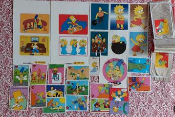 Lot autocollants et vignettes Simpsons, Collections, Enlèvement ou Envoi, Comme neuf, Bande dessinée ou Dessin animé