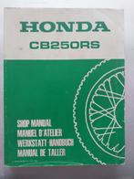 Werkplaatshandboek Honda CB250RS editie 1980, Verzenden, Honda