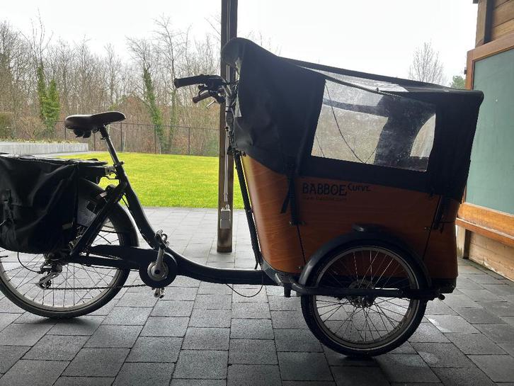 Babboe Elektrische bakfiets, Fietsen en Brommers, Fietsen | Bakfietsen, Gebruikt, Overige merken, 4 kinderen of meer, Elektrisch