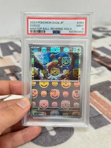 Pokemon PSA-9 JP JPN SV2A Doduo master ball reverse holo beschikbaar voor biedingen