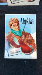 Vieux panneau d'affichage de pantoufles d'Alaska, Collections, Utilisé, Enlèvement ou Envoi, Panneau publicitaire