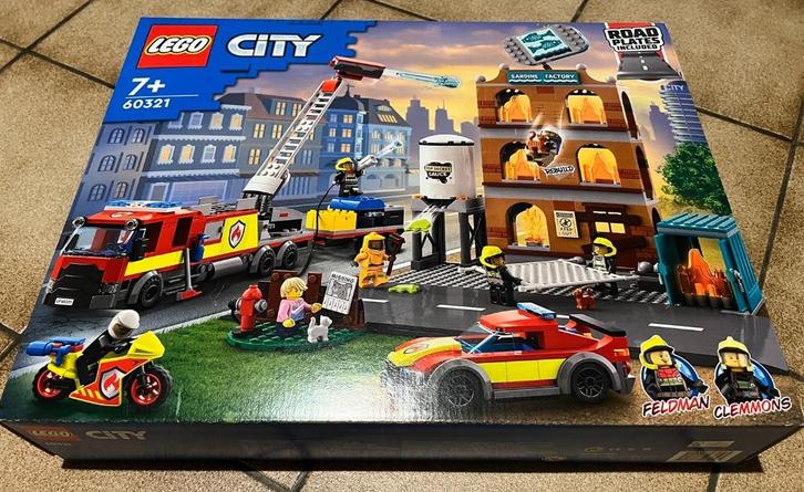 Lego City 60321 - Fire Brigade, Enfants & Bébés, Jouets | Duplo & Lego, Neuf, Lego, Ensemble complet, Enlèvement ou Envoi