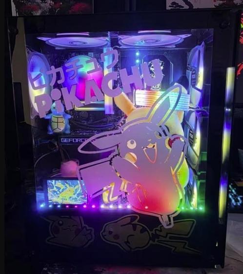 ≽^•༚• ྀི≼ SPECIALE POKEMON Pikachu VOOR COMPUTER ≽^•༚• ྀི≼, Computers en Software, Desktop Pc's, Zo goed als nieuw, SSD, Met videokaart