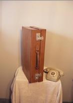 Vintage koffer, Handtassen en Accessoires, Overige materialen, Gebruikt, Minder dan 35 cm, Ophalen of Verzenden