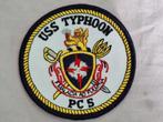 Écusson marine américaine USS TYPHOON "PC 5", Enlèvement ou Envoi, Marine, Autres types
