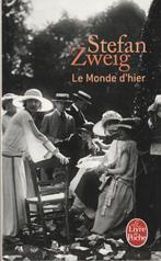 Le Monde d'hier Souvenirs d'un Européen Stefan Zweig, Stefan Zweig, Ophalen of Verzenden, Europa overig, Zo goed als nieuw