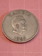 ZAMBIA 10 Ngwee 1968, Postzegels en Munten, Munten | Afrika, Zambia, Ophalen of Verzenden, Losse munt