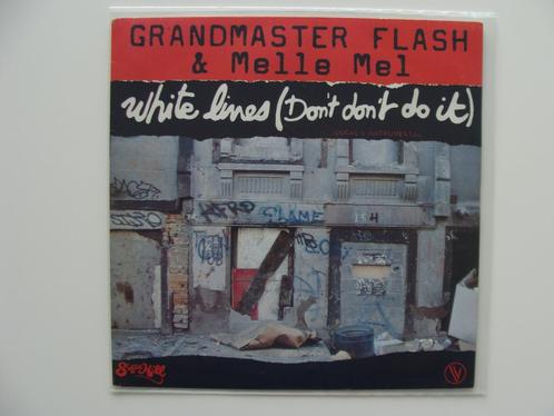 Grandmaster Flash & Melle Mel – White Lines (Don't Don't Do, CD & DVD, Vinyles Singles, Single, Hip-hop et Rap, 7 pouces, Enlèvement ou Envoi