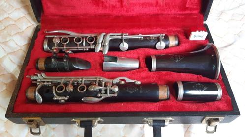 Klarinet Noblet 45 Artist PARIS 1980, Muziek en Instrumenten, Blaasinstrumenten | Klarinetten, Gebruikt, Bes-klarinet, Hout, Met koffer