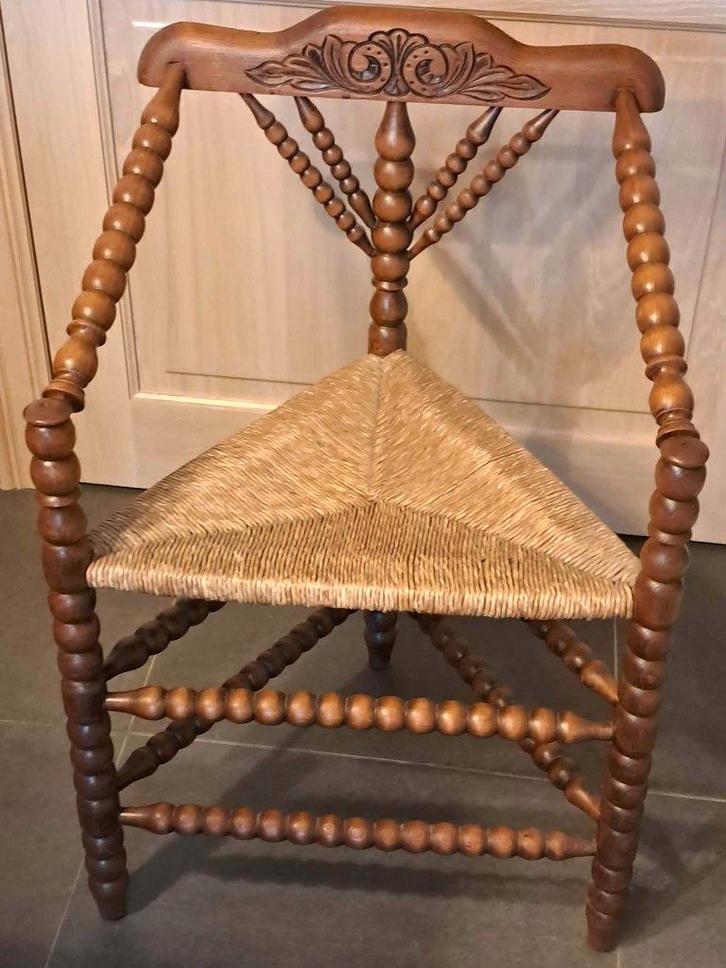 oude breistoel, Antiquités & Art, Antiquités | Meubles | Chaises & Canapés, Enlèvement