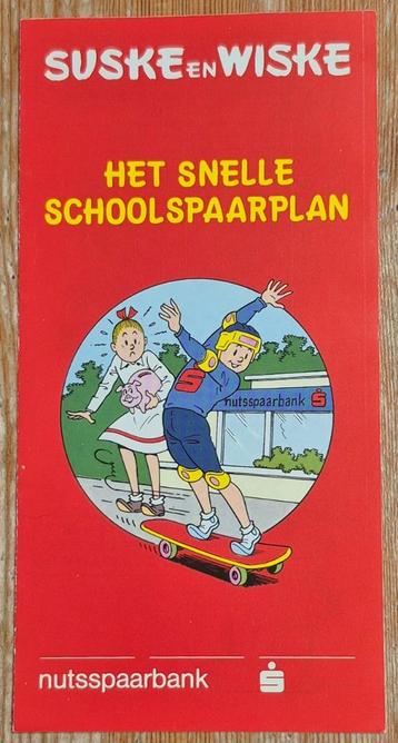 Suske en Wiske flyer Het snelle schoolspaarplan 1990 beschikbaar voor biedingen