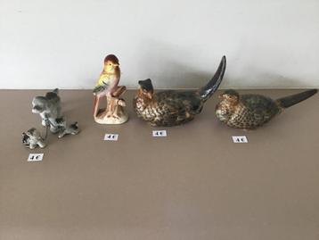 4 mooie dieren beeldjes aan 4 euro per stuk en andere beschikbaar voor biedingen