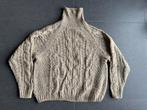Beige gebreide kabeltrui H&M maat S, H&M, Beige, Ophalen of Verzenden, Zo goed als nieuw