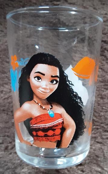 1 glas met Disney's Viana, Verzamelen, Glas en Drinkglazen, Ophalen of Verzenden, Zo goed als nieuw, Frisdrankglas