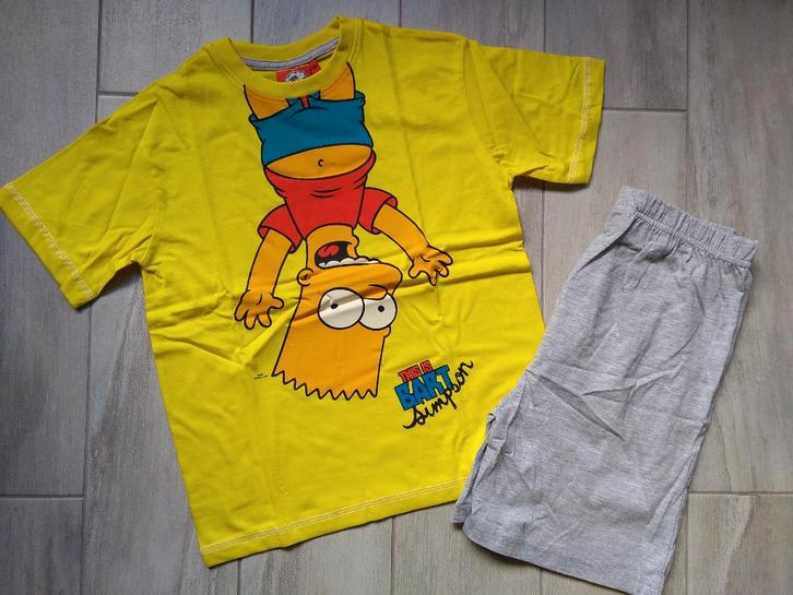 ★ M128 - Nieuwe zomerpyjama the Simpsons, Enfants & Bébés, Vêtements enfant | Taille 128, Neuf, Garçon, Vêtements de nuit ou Sous-vêtements